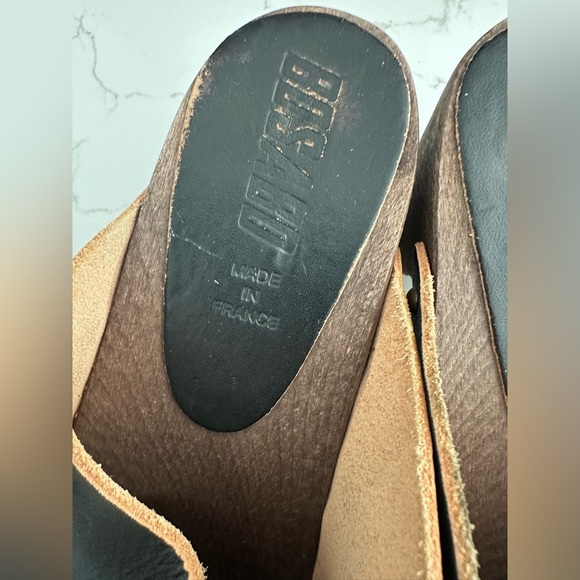Bosabo Classic Camille Clog Leather Made in France SZ 9 - Picture 2 of 7